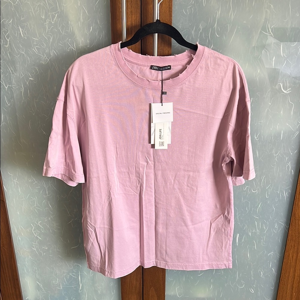 Zara Soft Pink Tee
